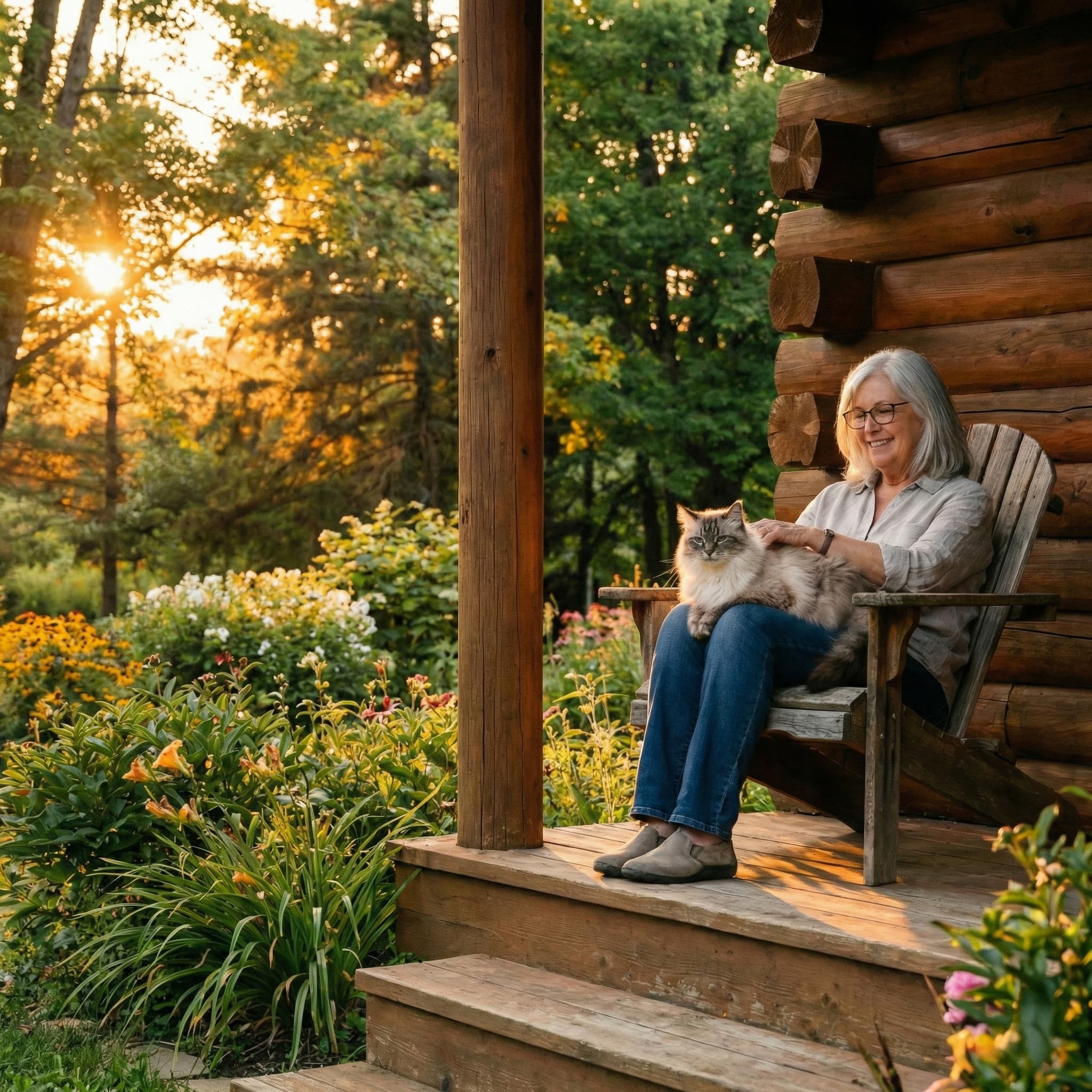 Momento feliz con mascota